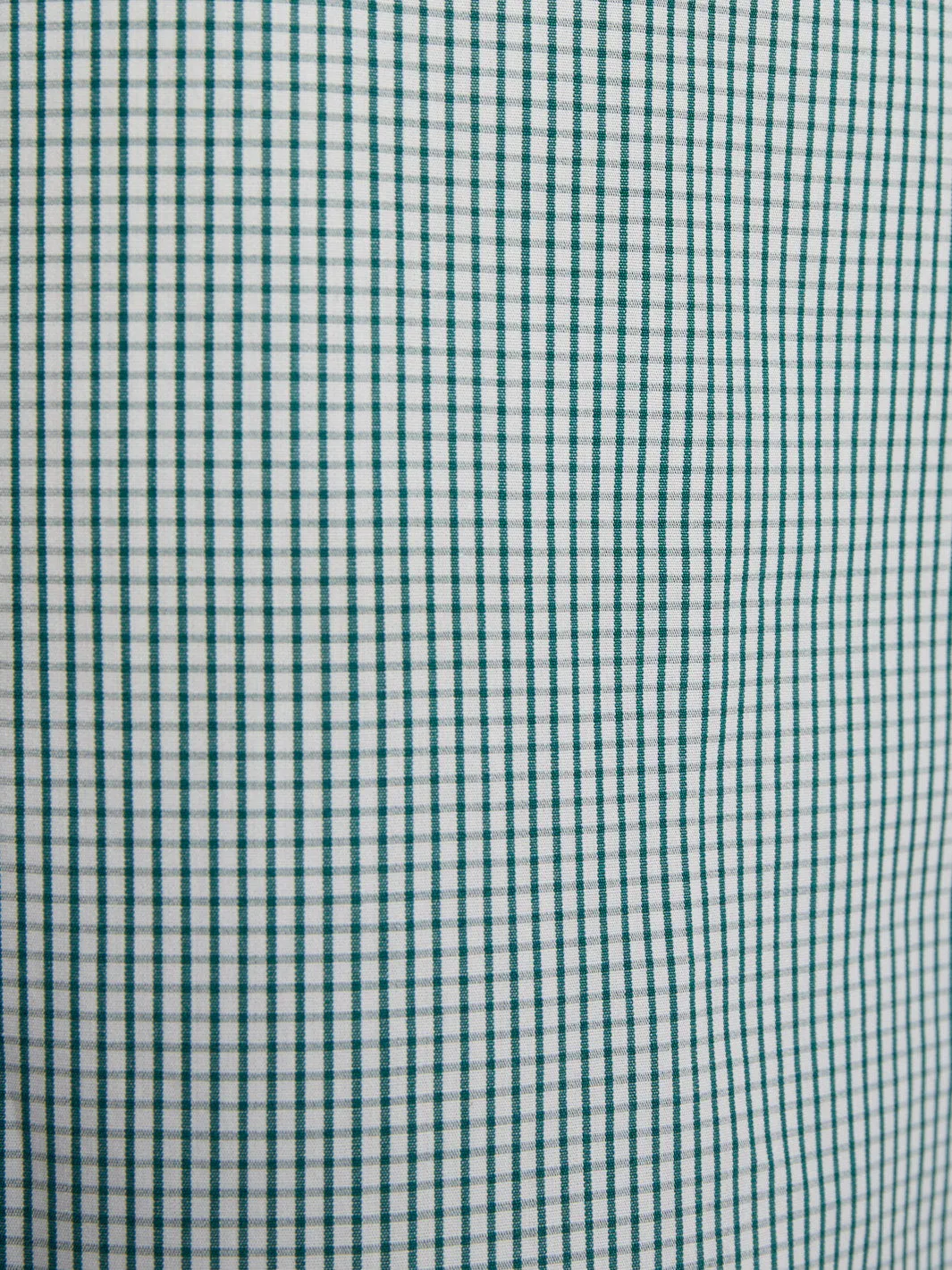 2010 long sleeve cotton Cos shirt with green check pattern