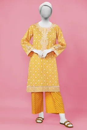 2PC Cotton Yellow