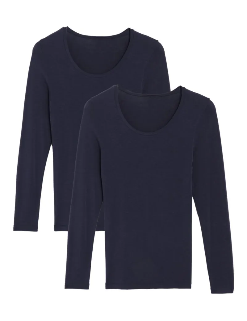 2pk Heatgen™ Thermal Light Long Sleeve Tops