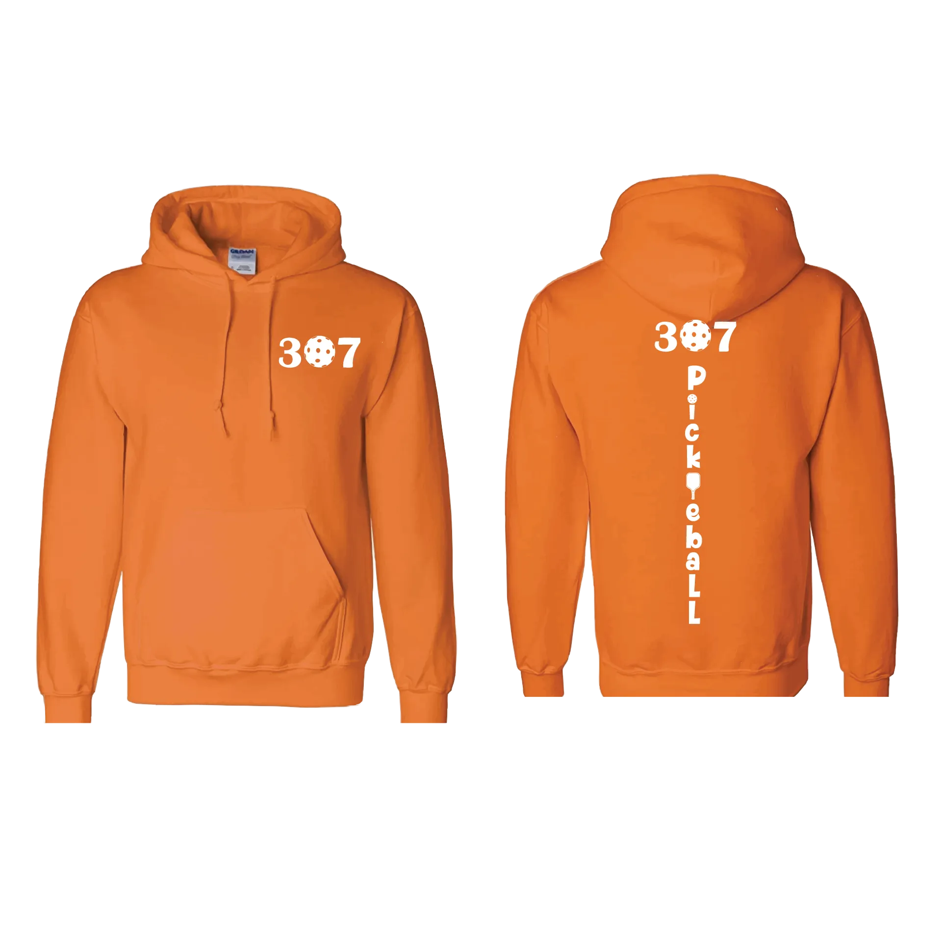 307 Wyoming Pickleball Club | Unisex Hoodie Pickleball Sweatshirt | 50% Cotton 50% Polyester