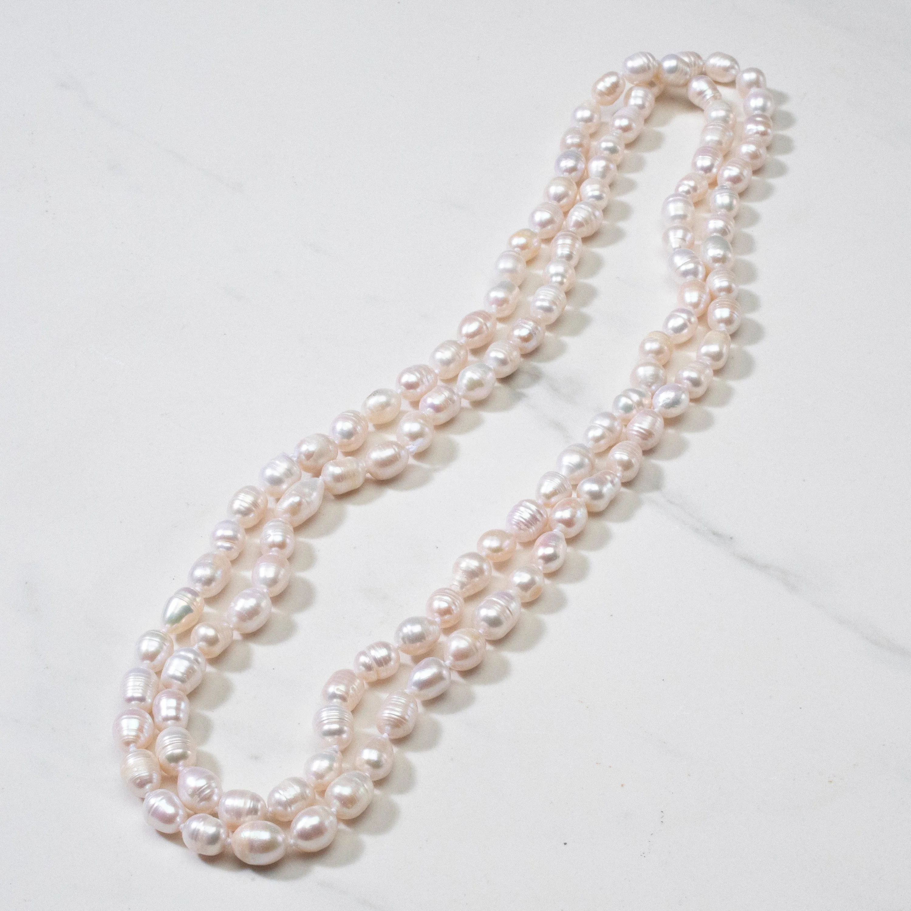 54 Genuine Cultured Freshwater 10mm-12mm Necklace