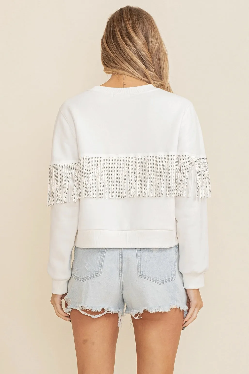 Add Some Fun Tassel Sweatshirt