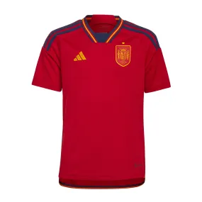 adidas Kids Spain 2022/23 Home Jersey Red/Blue