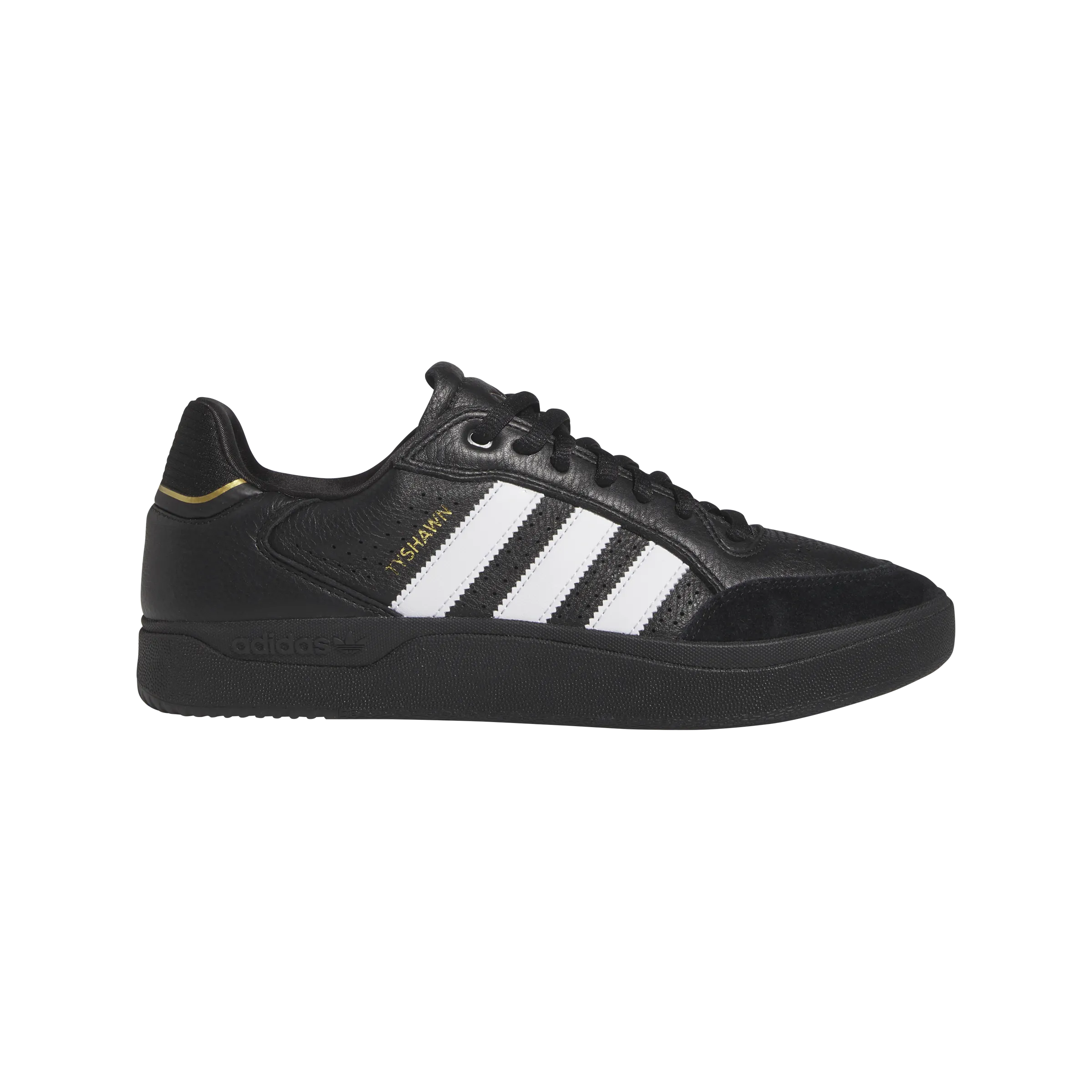 Adidas Tyshawn Low - Core Black/Cloud White/Gold Metallic