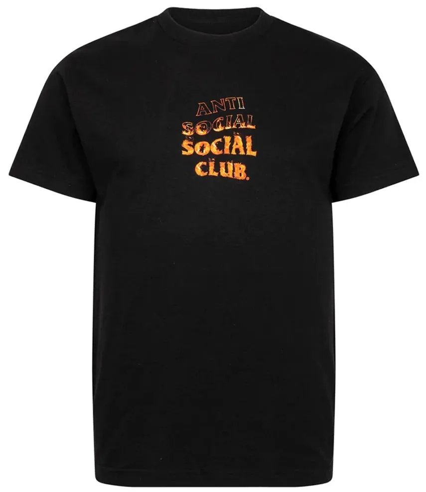 Anti Social Social Club A Fire Inside Black Tee