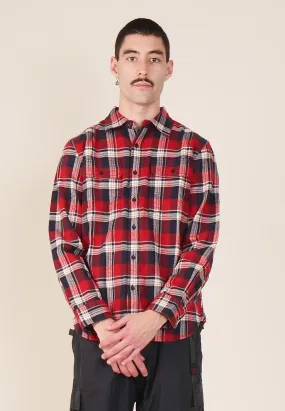 Arroyo Flannel Shirt - red half dome plaid