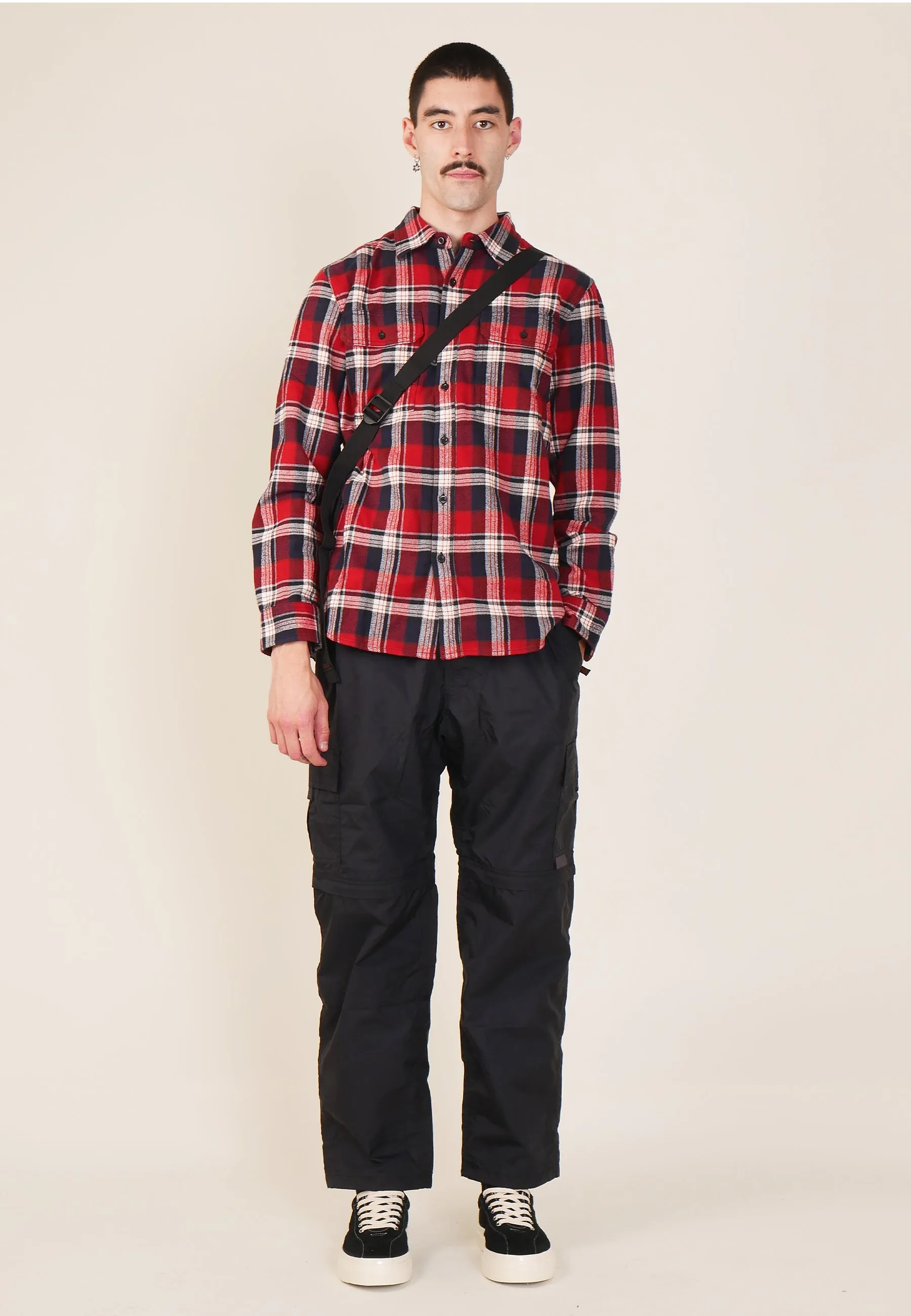 Arroyo Flannel Shirt - red half dome plaid