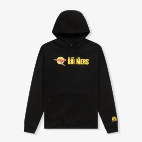 Australian Boomers Logo Pullover Hoodie - Black