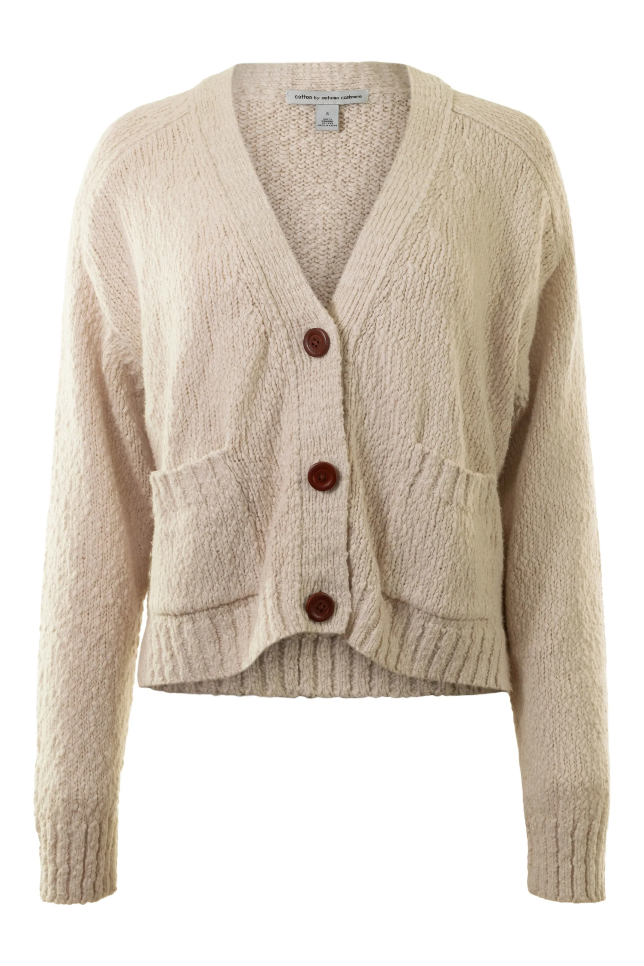 Autumn Cashmere Cropped V-neck Cardigan