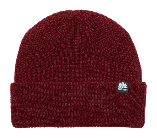 Autumn Headwear Simple Beanie - Burgundy