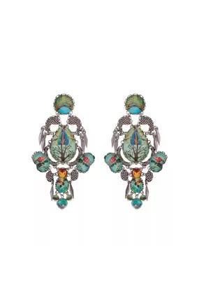 AYALA BAR CLOVER BLOOMS AGLAIA EARRINGS