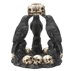 Backflow Incense Burner - Raven