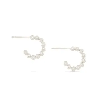 Baleen - Lil Vesper Hoops | Silver