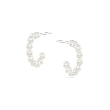 Baleen - Lil Vesper Hoops | Silver