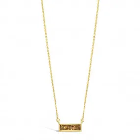 Bar Delicate Dune Necklace - Gold