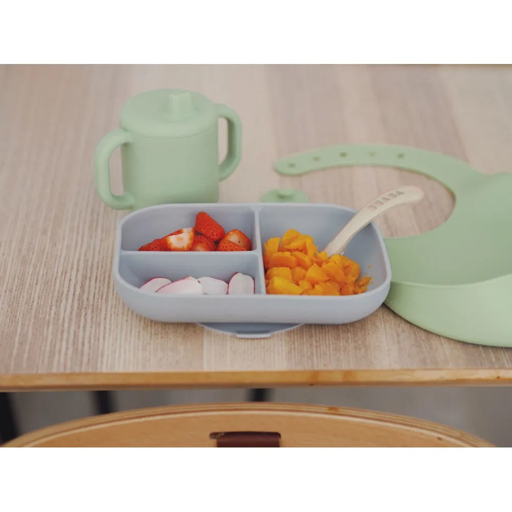 Beaba Silicone Essentials Meal Set - Sage Green