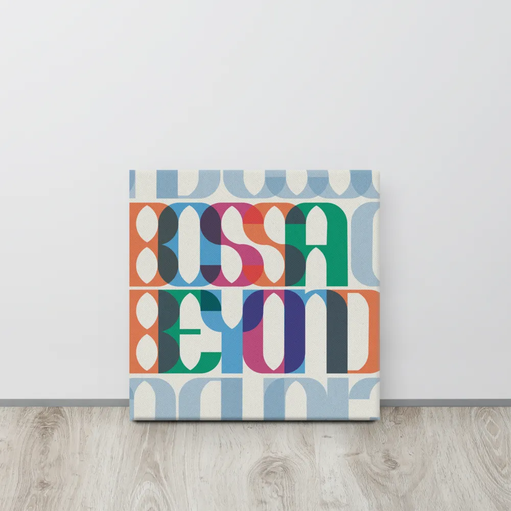 Bossa Beyond 16x16" Stretched Canvas Print