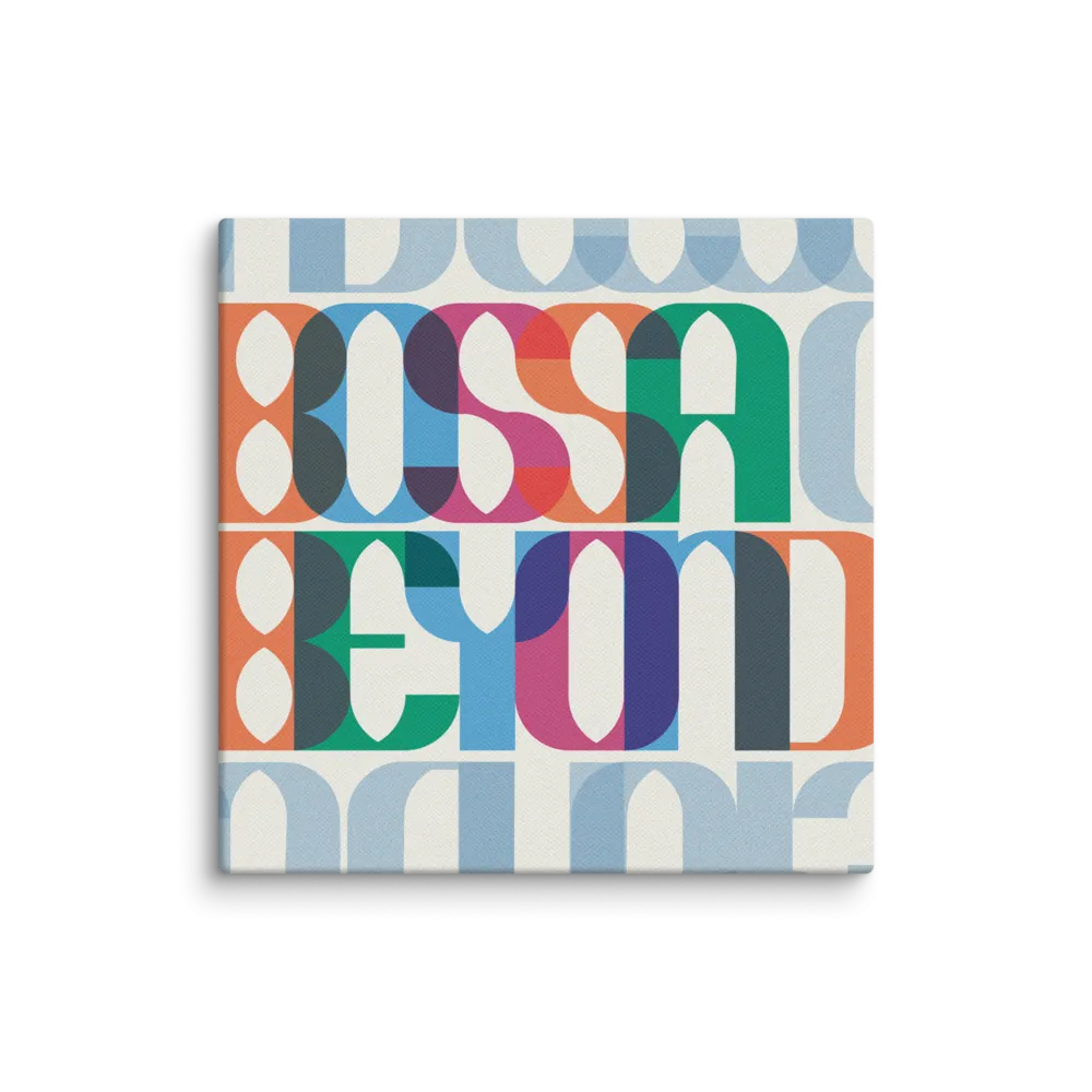 Bossa Beyond 16x16" Stretched Canvas Print