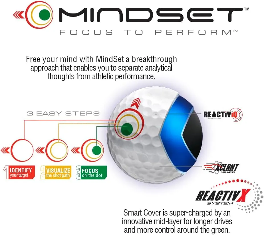 Bridgestone Tour B XS MindSet - 3 Ball Sleeve