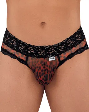 Candyman 99596 Mesh-lace Thongs Print