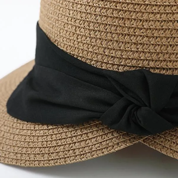 Casual Elegent Straw Brim Beach Sun Hat 31716615C