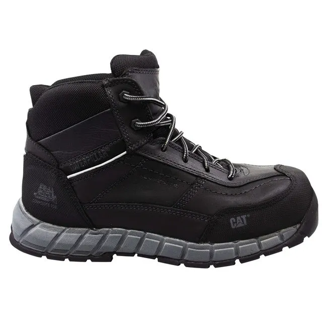 Caterpillar Cat Streamline Mid Mens Black Boots