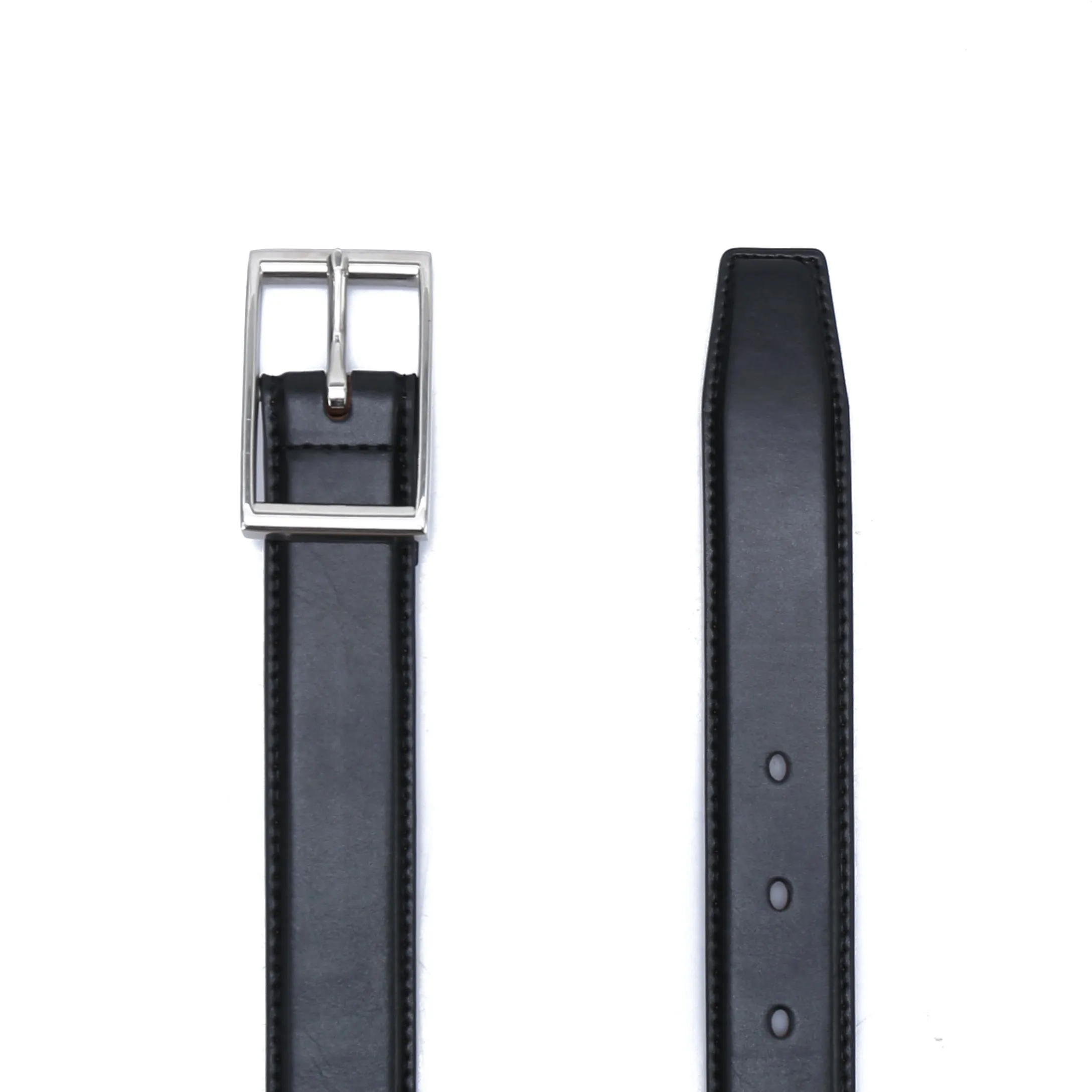 Center Bar Formal Vegan Belt - Dress Belt