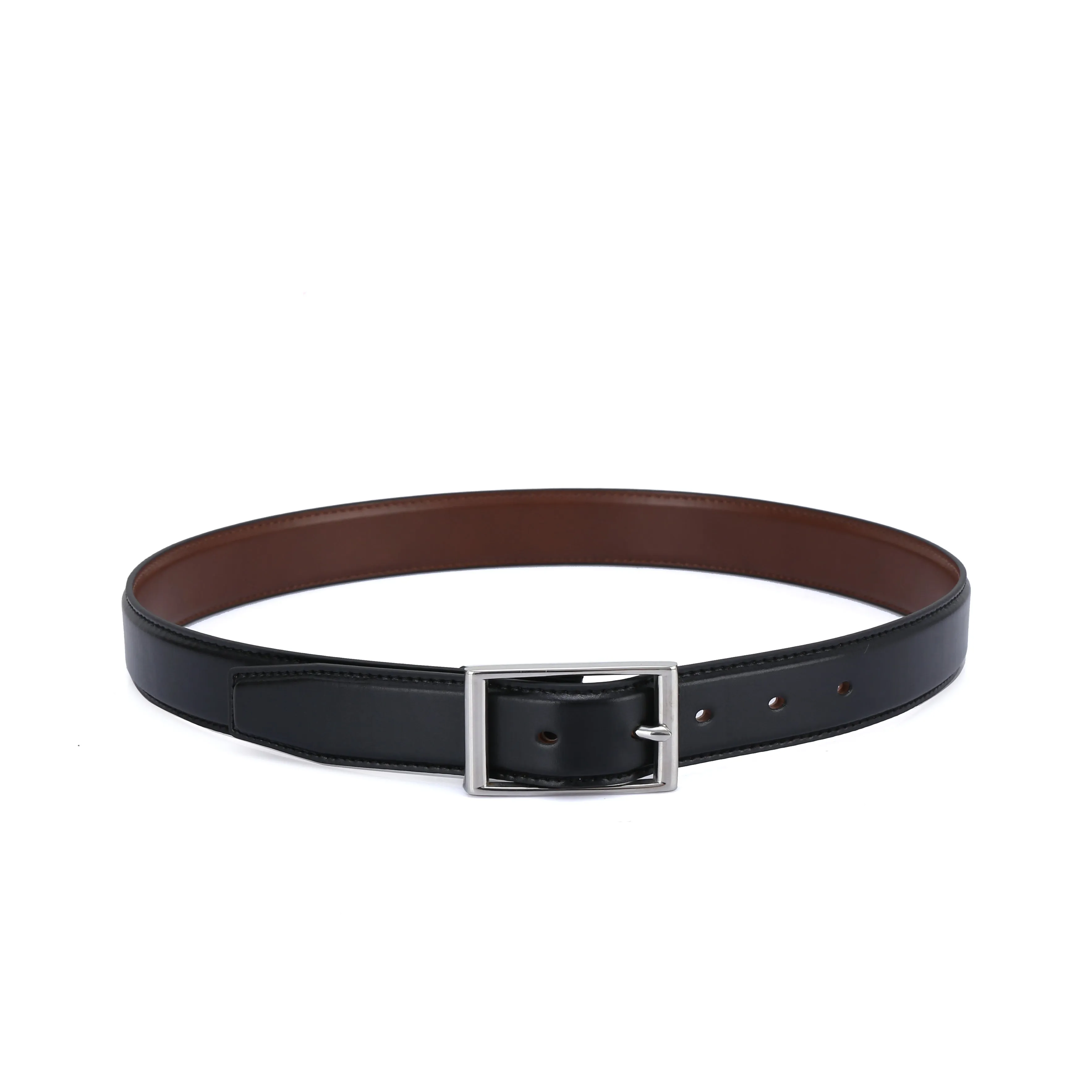 Center Bar Formal Vegan Belt - Dress Belt