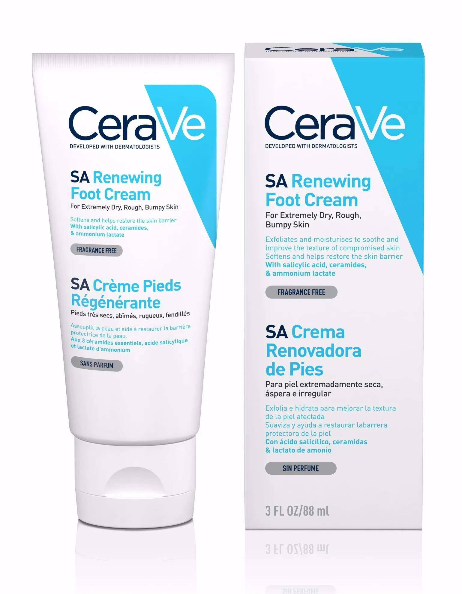 CeraVe SA Renewing Foot Cream 88ml