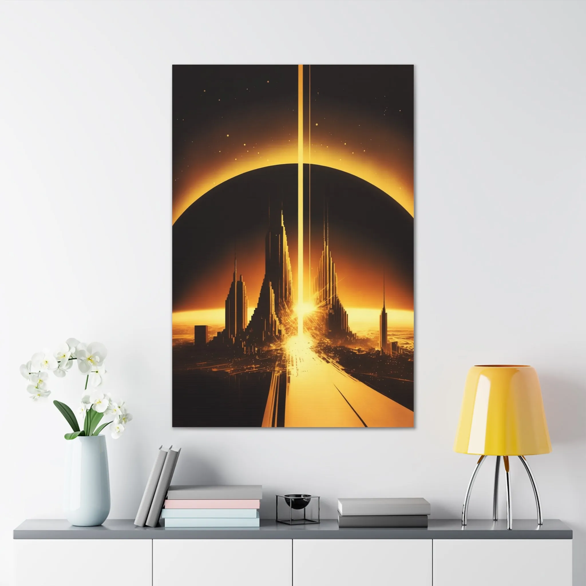 City of Light Wall Art Canvas Spiritual Decor