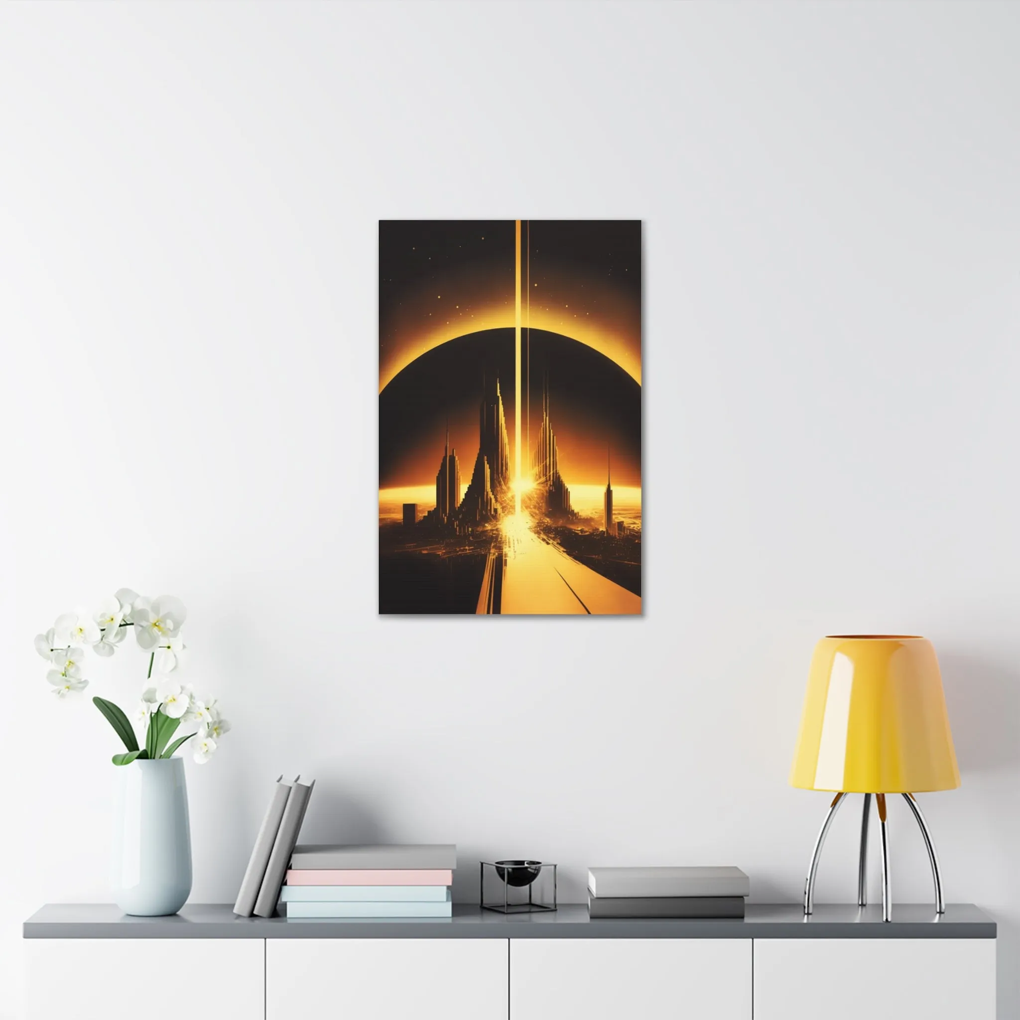 City of Light Wall Art Canvas Spiritual Decor