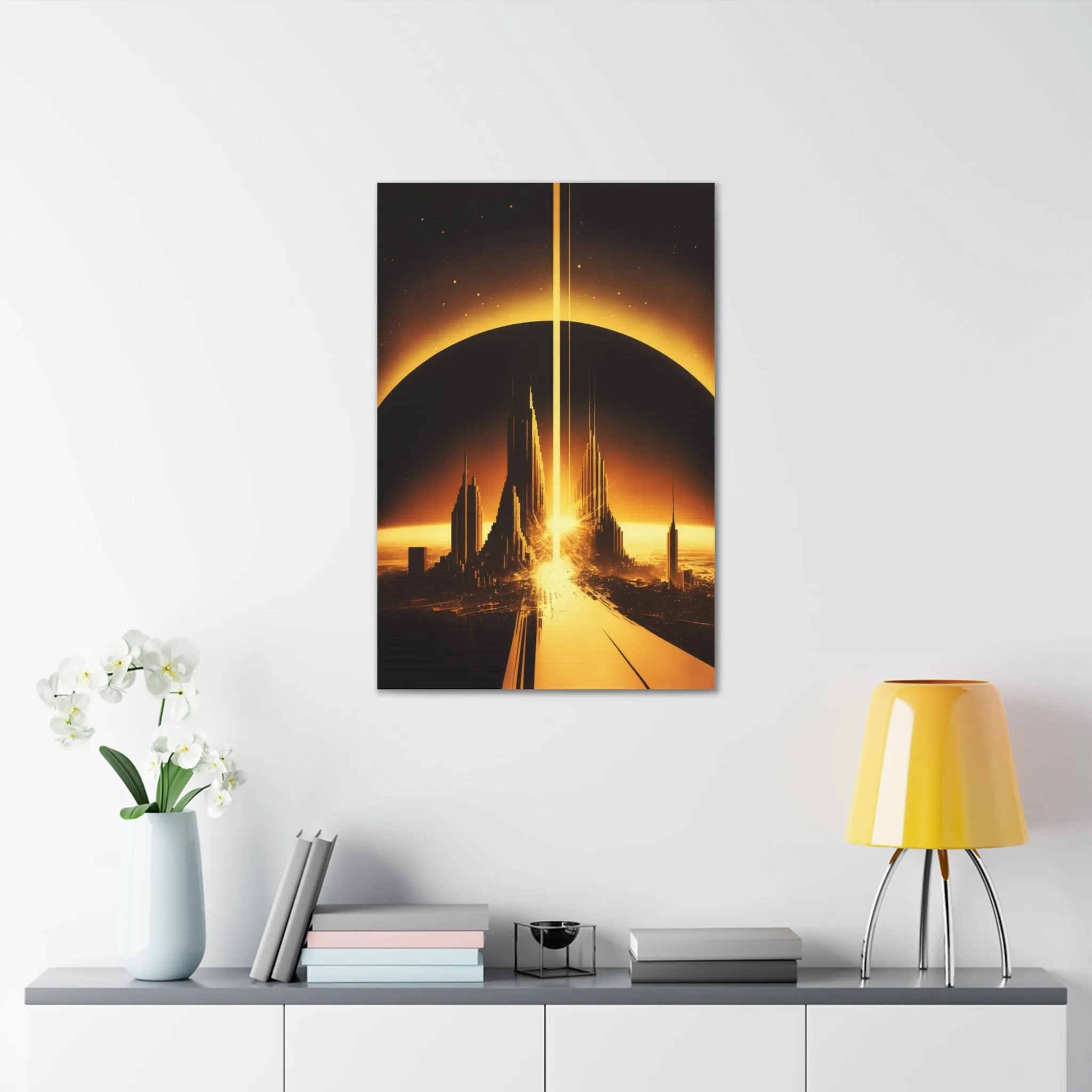 City of Light Wall Art Canvas Spiritual Decor