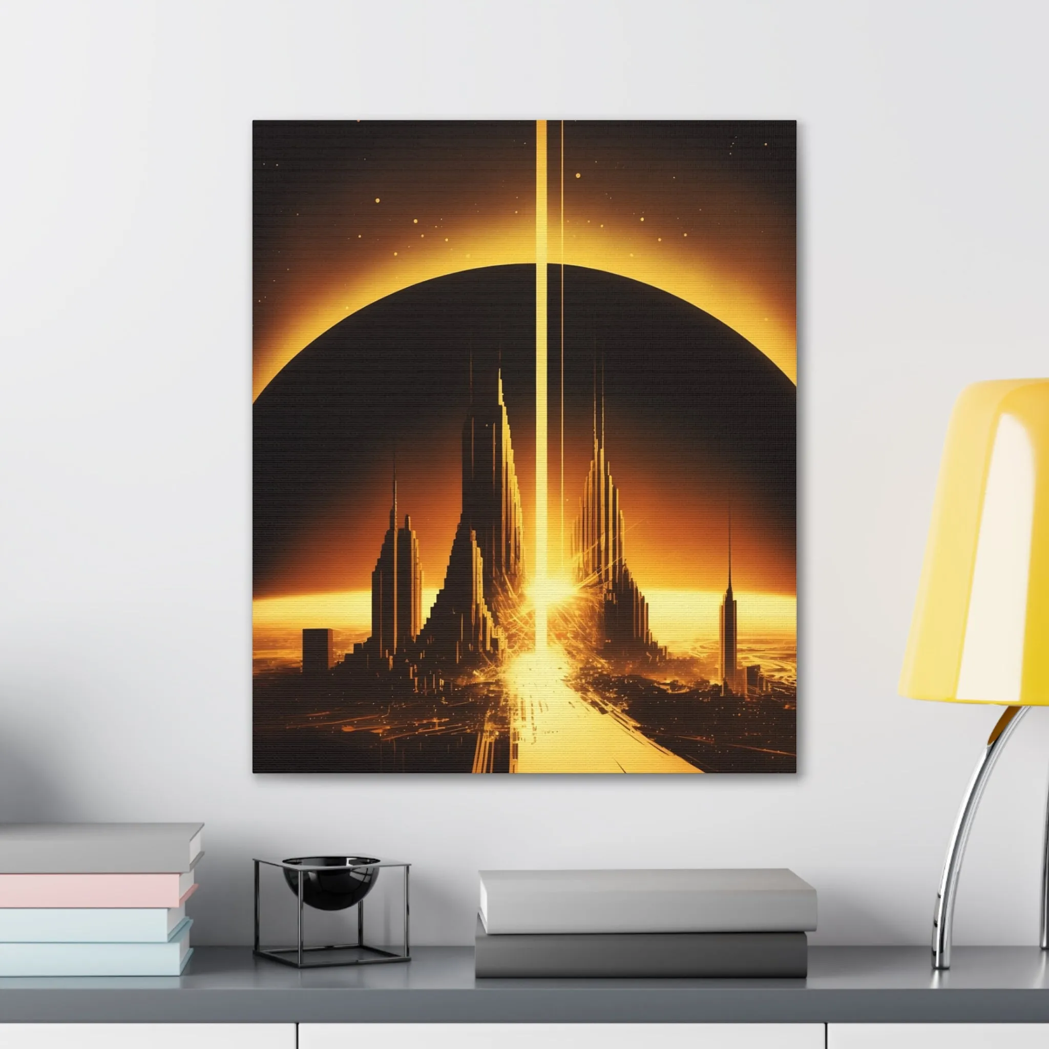 City of Light Wall Art Canvas Spiritual Decor