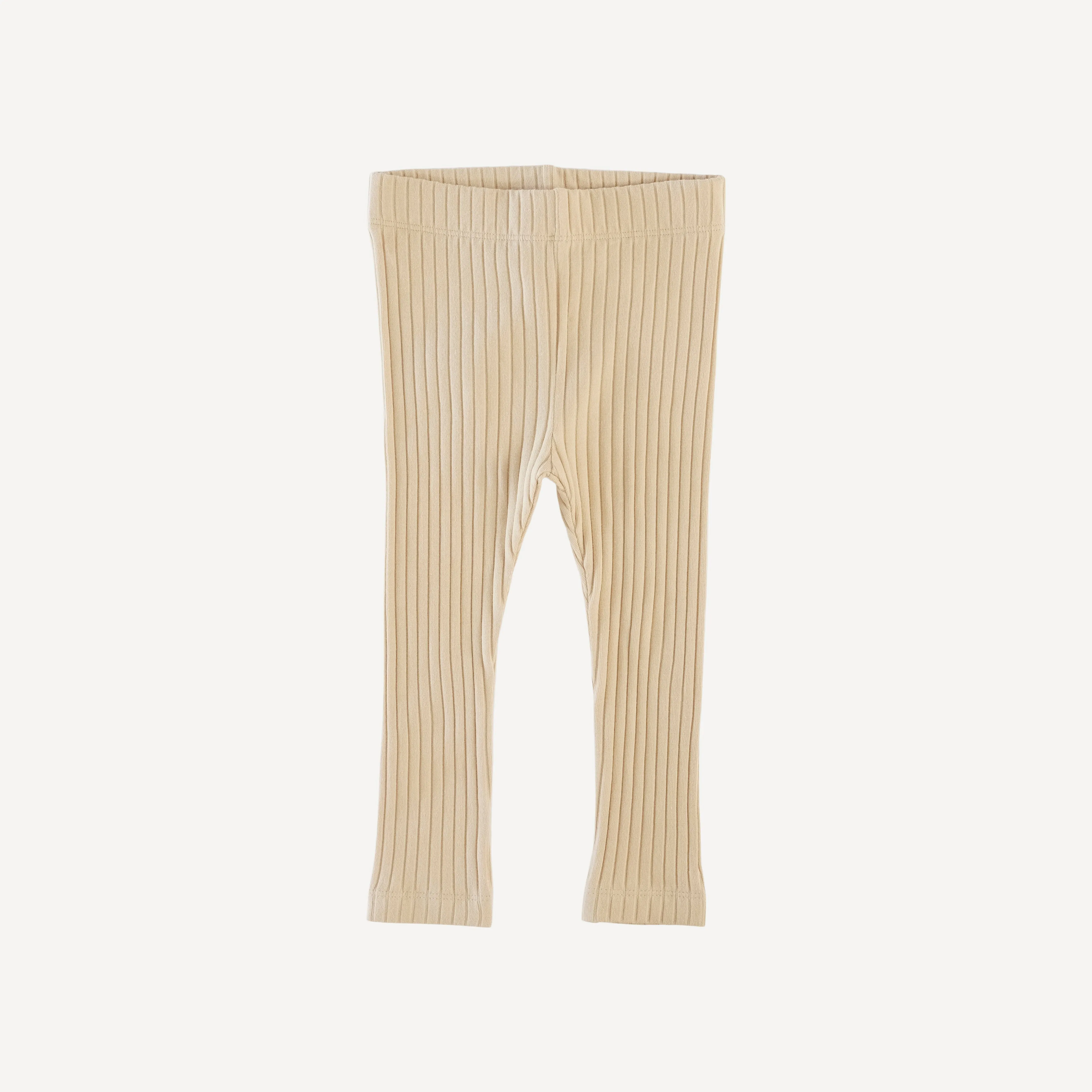 classic skinny legging | marzipan | organic cotton wide rib