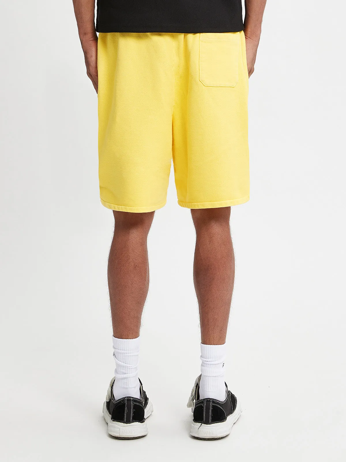 COTTON SHORTS - YELLOW