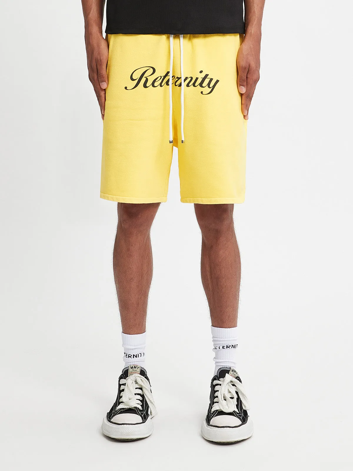 COTTON SHORTS - YELLOW