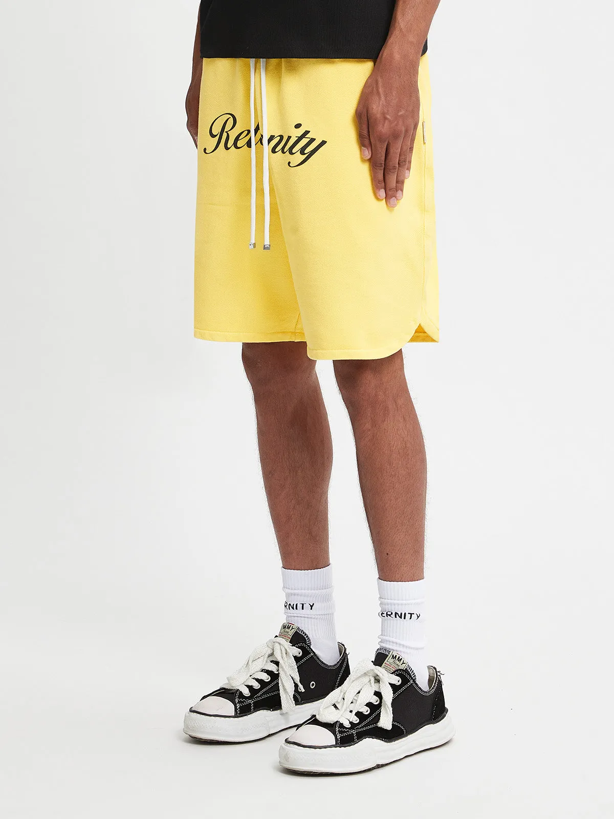 COTTON SHORTS - YELLOW