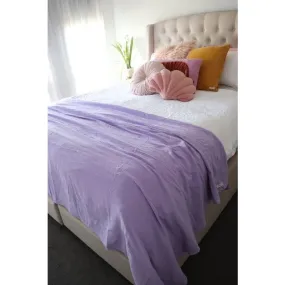 Cotton Throw - Lilac