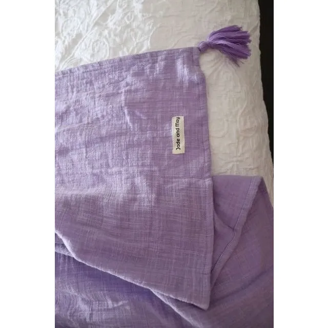 Cotton Throw - Lilac