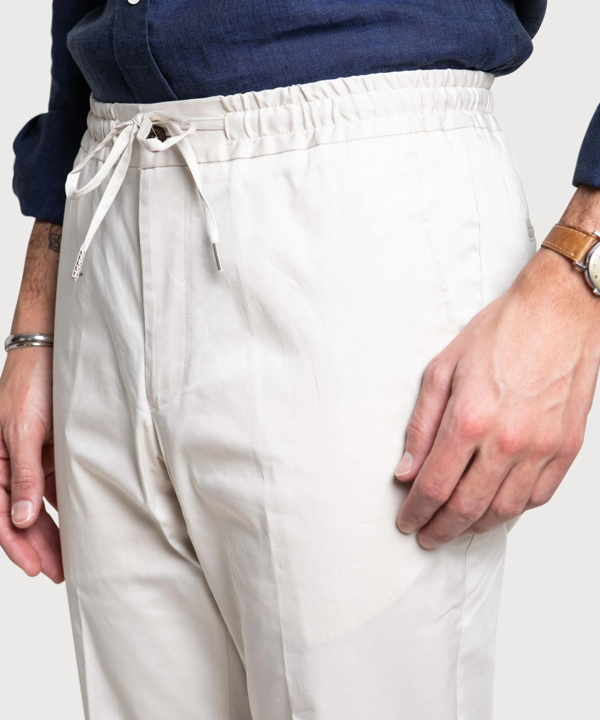 Cotton Weekend Trousers////