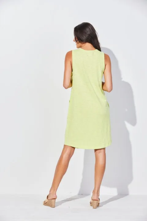 Dress - Tank - Lime