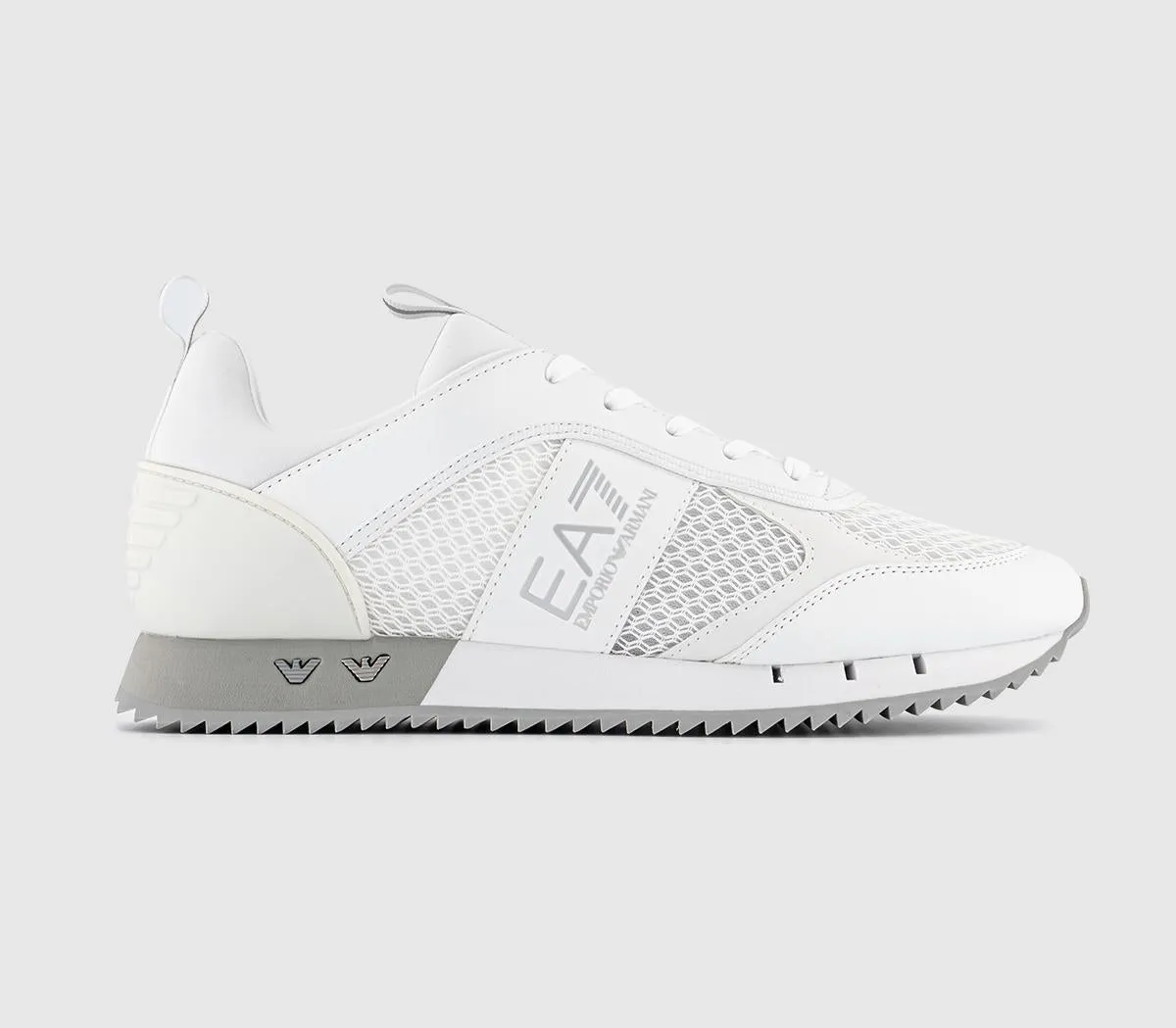 EA7 Emporio Armani Trainers Black & White White Silver