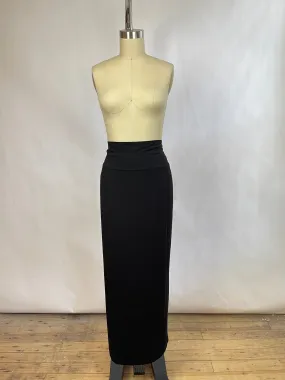 Eileen Fisher Black Jersey Skirt (L)