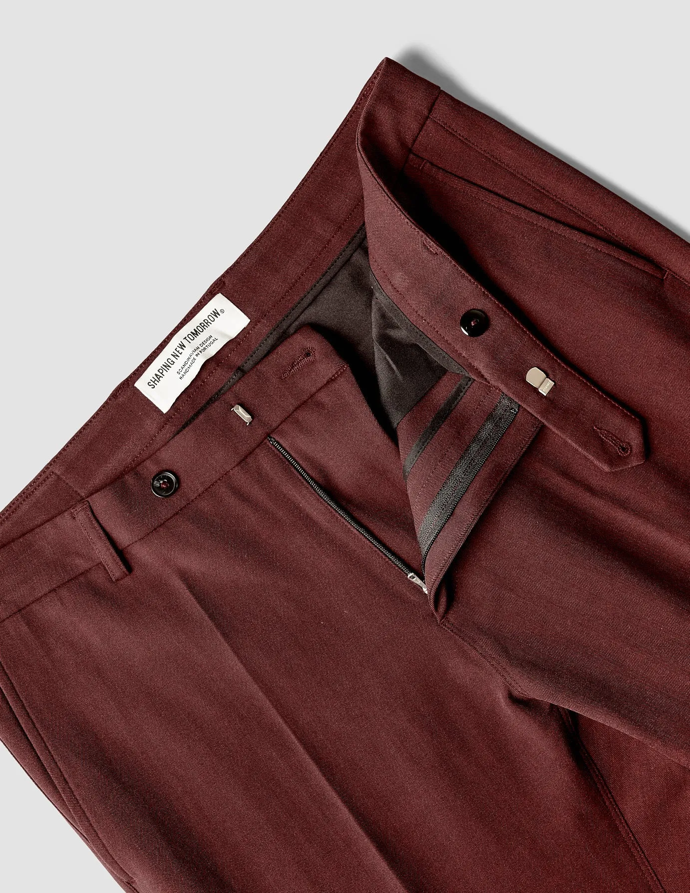 Essential Suit Pants Regular Mahogany