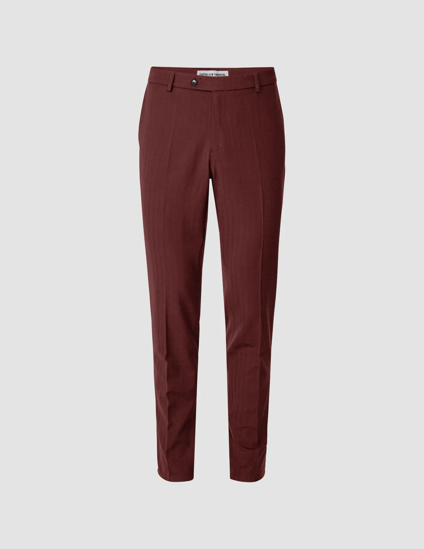 Essential Suit Pants Regular Mahogany