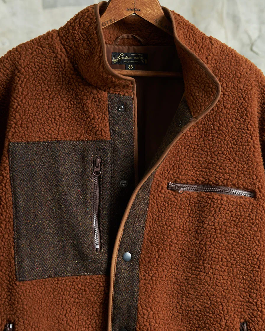 Fleece Jacket Snap-button