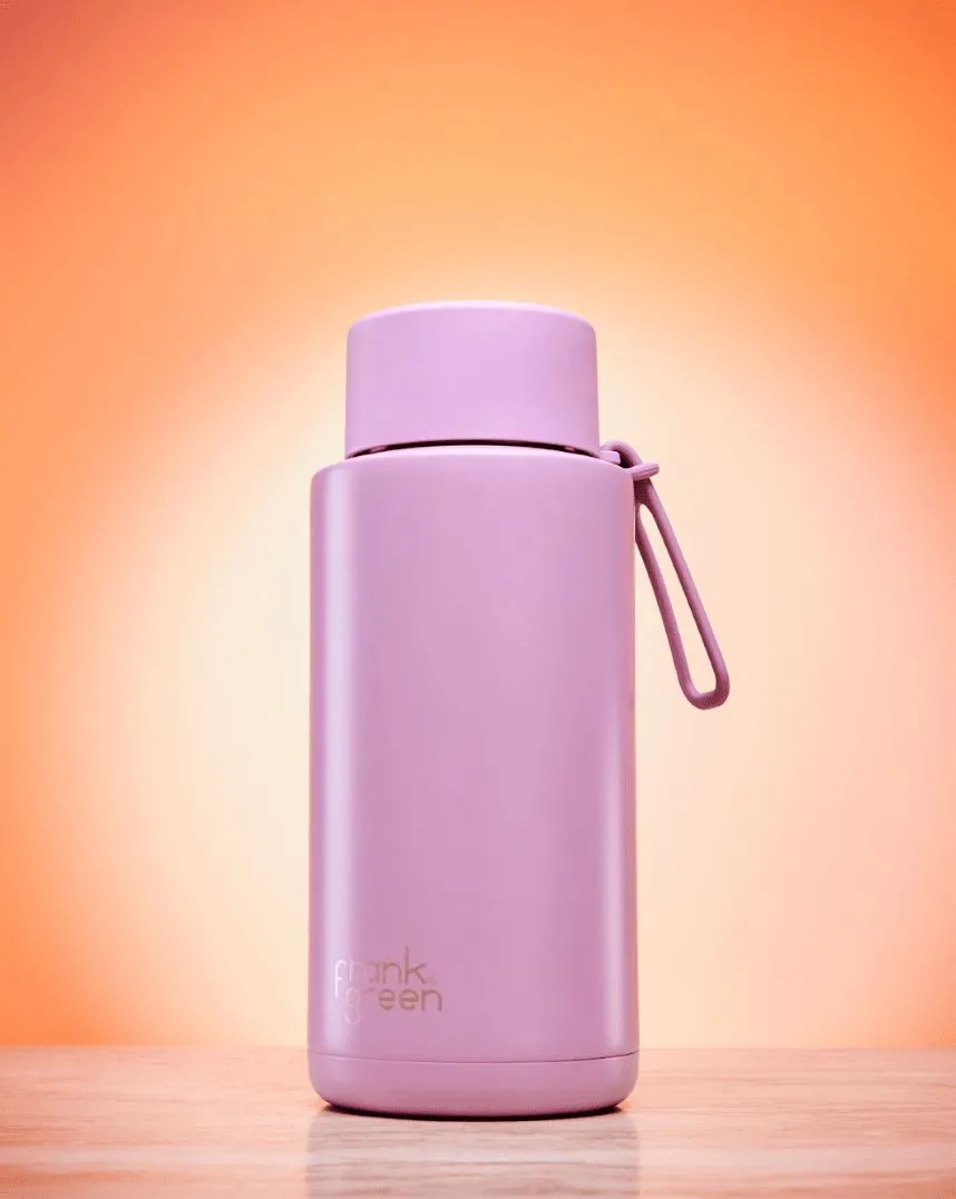 Frank Green - Reusable Straw Bottle 34oz/1L Lilac Haze