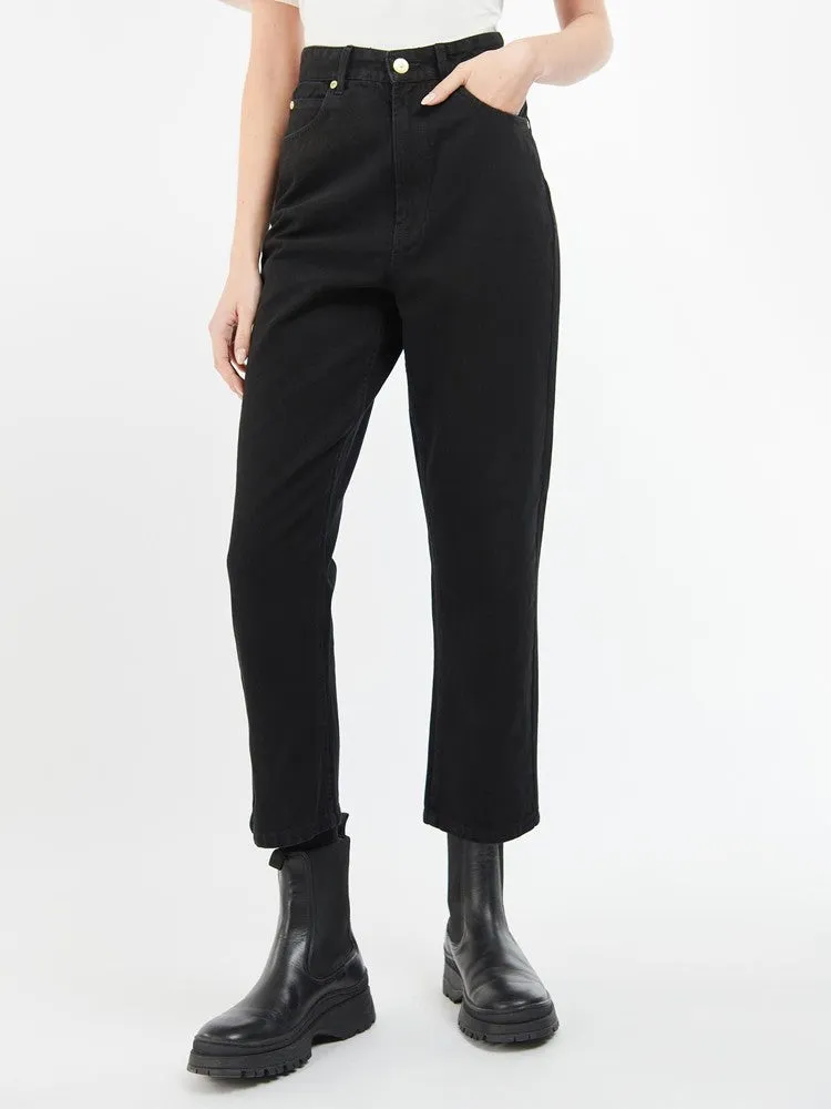 Garcia High Rise Jeans - Black