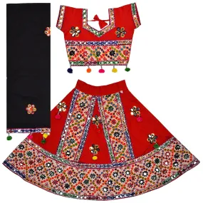 Girl's  Ghaghra Choli GC 126red