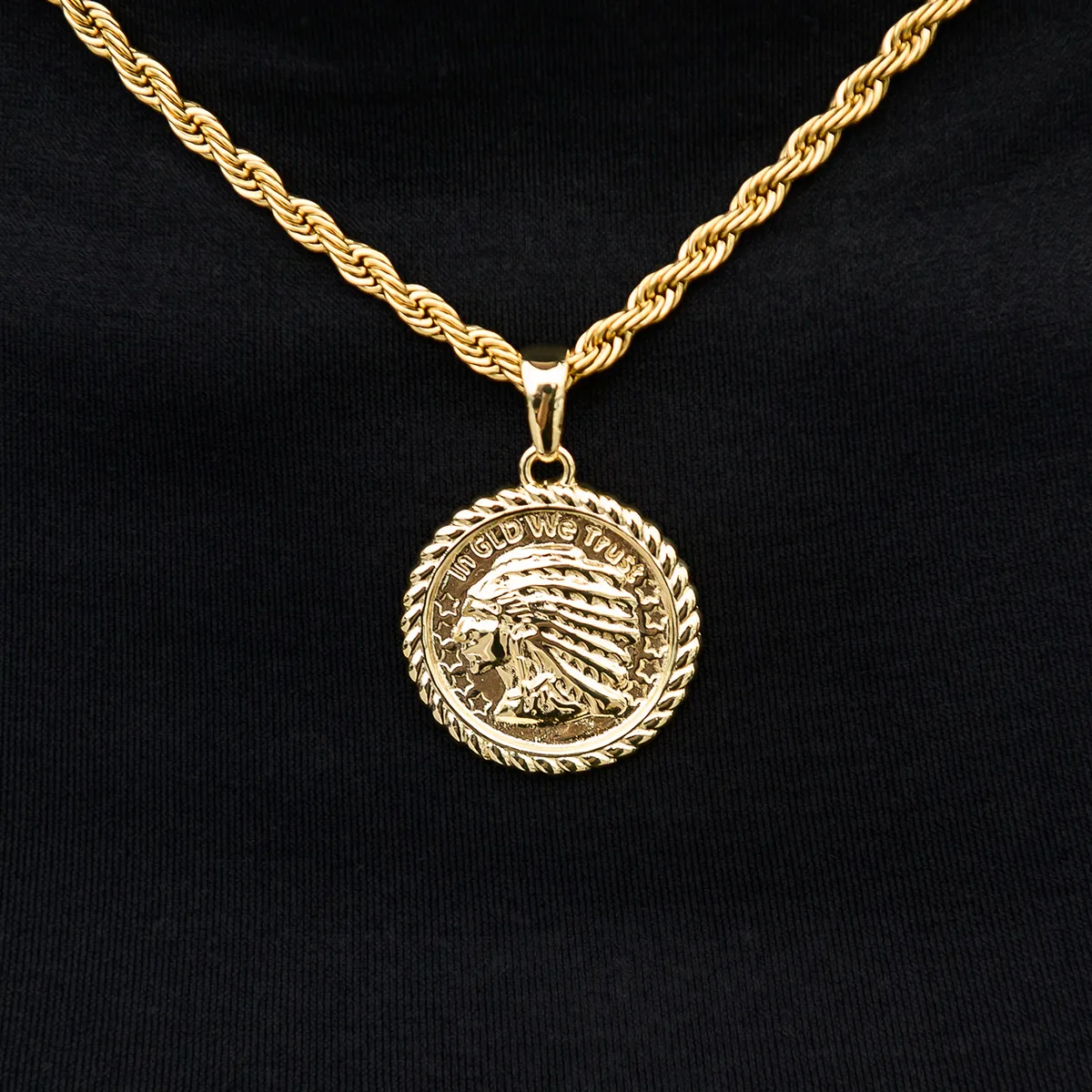 GLD Chief Coin Pendant